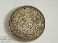 1968 - 25 πέσος Μεξικό - ασημένιο νόμισμα