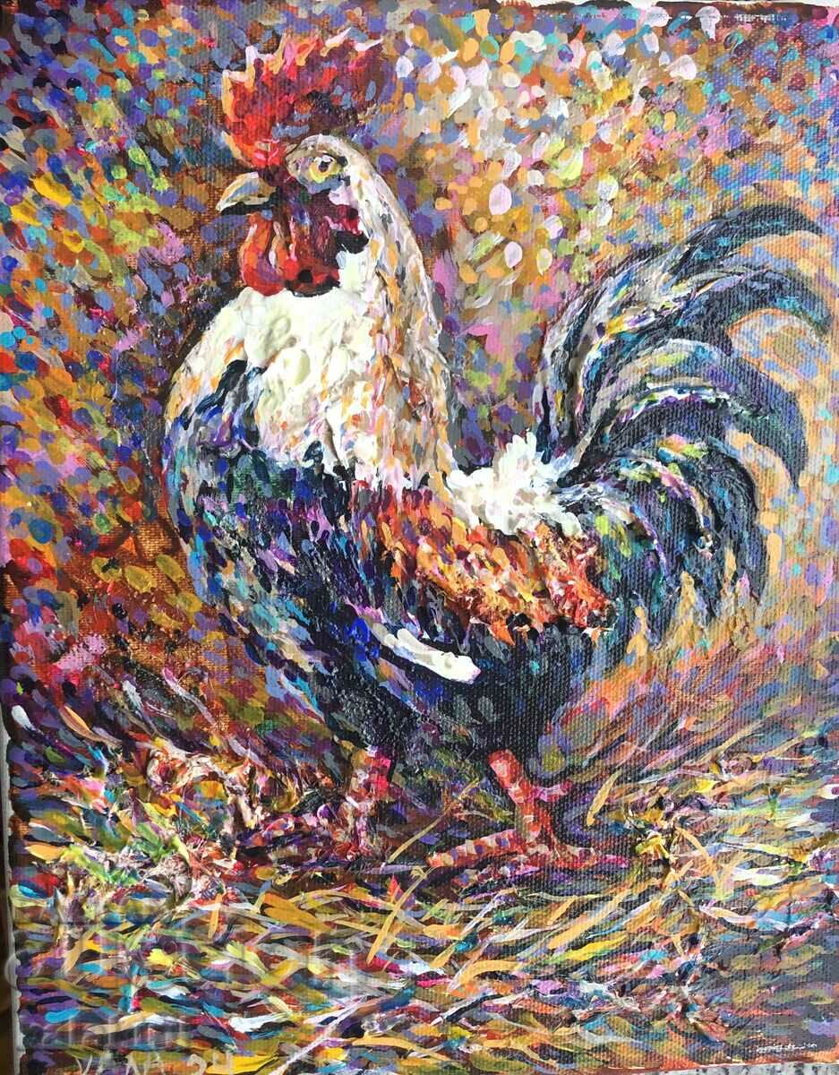 "Rooster" with price 300.00 BGN | € 153.39 "Rooster" with price 300.00 BGN | € 153.39