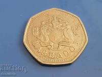 *$*Y*$* BARBADOS - 1 DOLLAR - 1989 *$*Y*$*