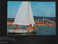 Albena tourists on a boat 1988 K410