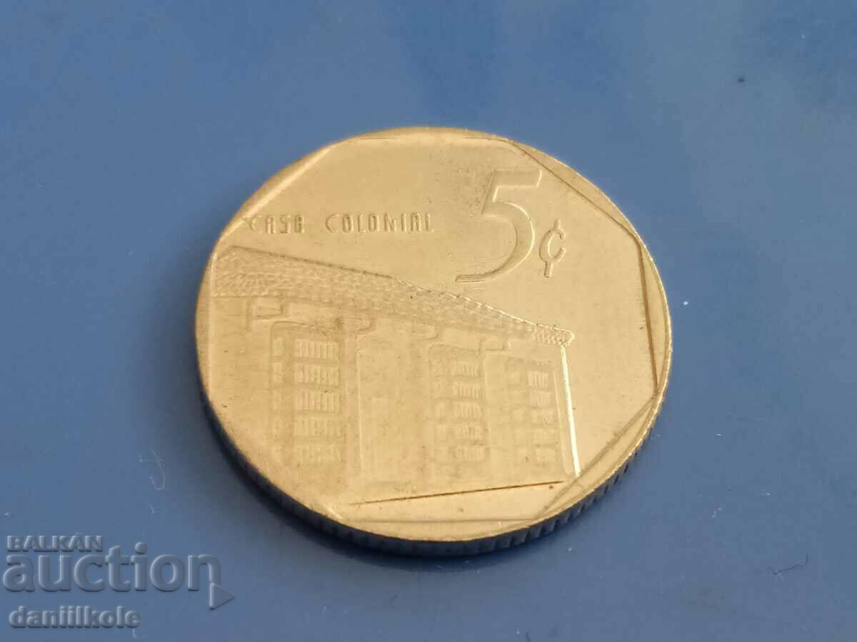 Auction  *$*Y*$* CUBA - 5 CENTAVOS - 1994 *$*Y*$*