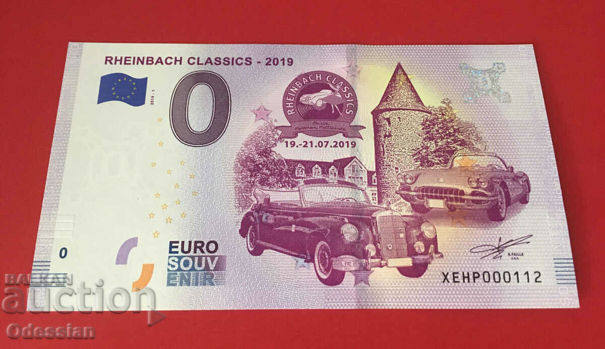 CLASSICE RHEINBACH - 2019 - bancnota 0 euro / 0 euro