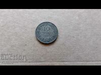 Coin - BULGARIA - 10 cents - 1917