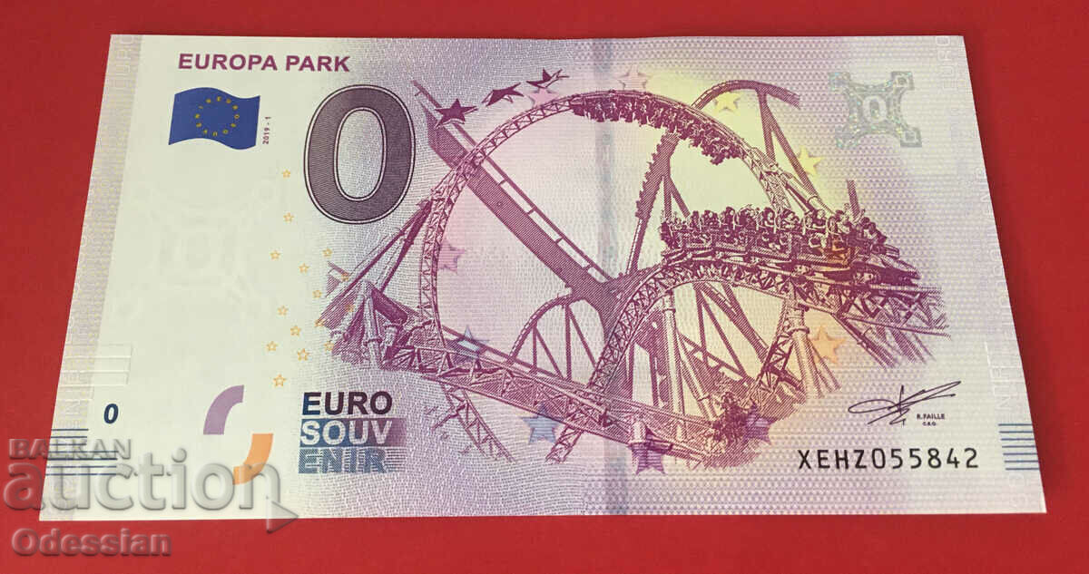 EUROP PARK - τραπεζογραμμάτιο 0 ευρώ / 0 ευρώ