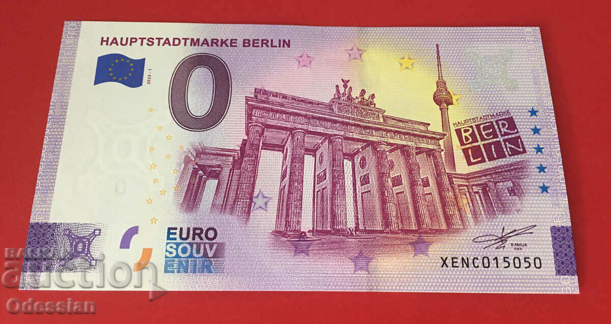 HAUPTSTADTMARKE BERLIN - bancnota de 0 euro / 0 euro