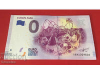 EUROPA PARK #2 - bancnota 0 euro / 0 euro