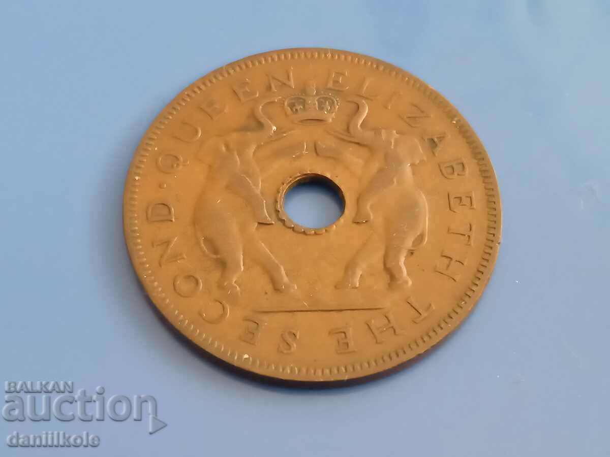 Delivery of *$*Y*$* RHODESIA AND NEWSALAND - 1 PENNY - 1957 *$*Y*$*