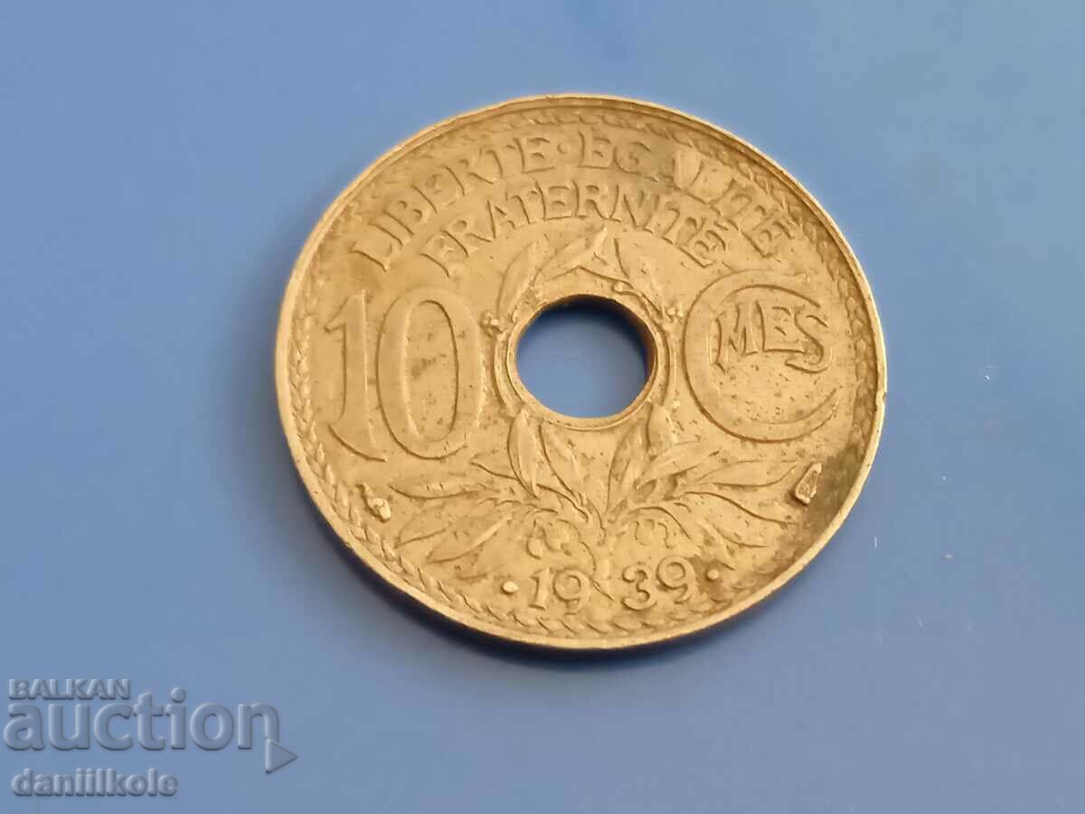 *$*Y*$* FRANCE - 10 CENTIMA - 1939 *$*Y*$* *$*Y*$* FRANCE - 10 CENTIMA - 1939 *$*Y*$*