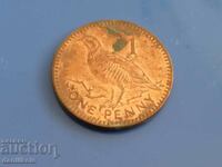 *$*Y*$* GIBRALTAR - 1 PENNY - 2001 *$*Y*$*