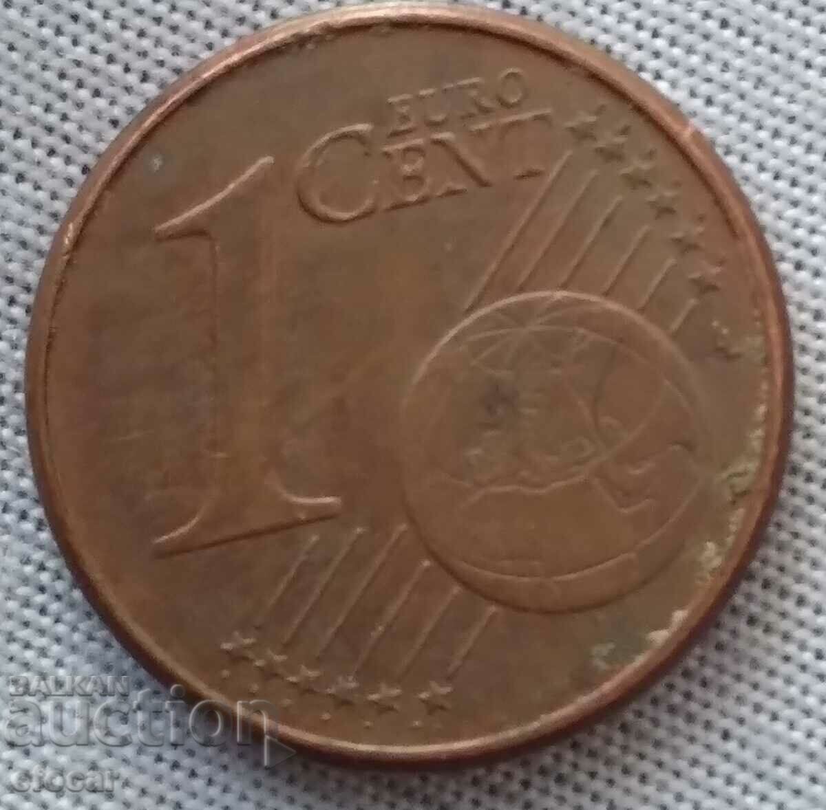 1 цент Германия 2009  старт от 0.01 ст