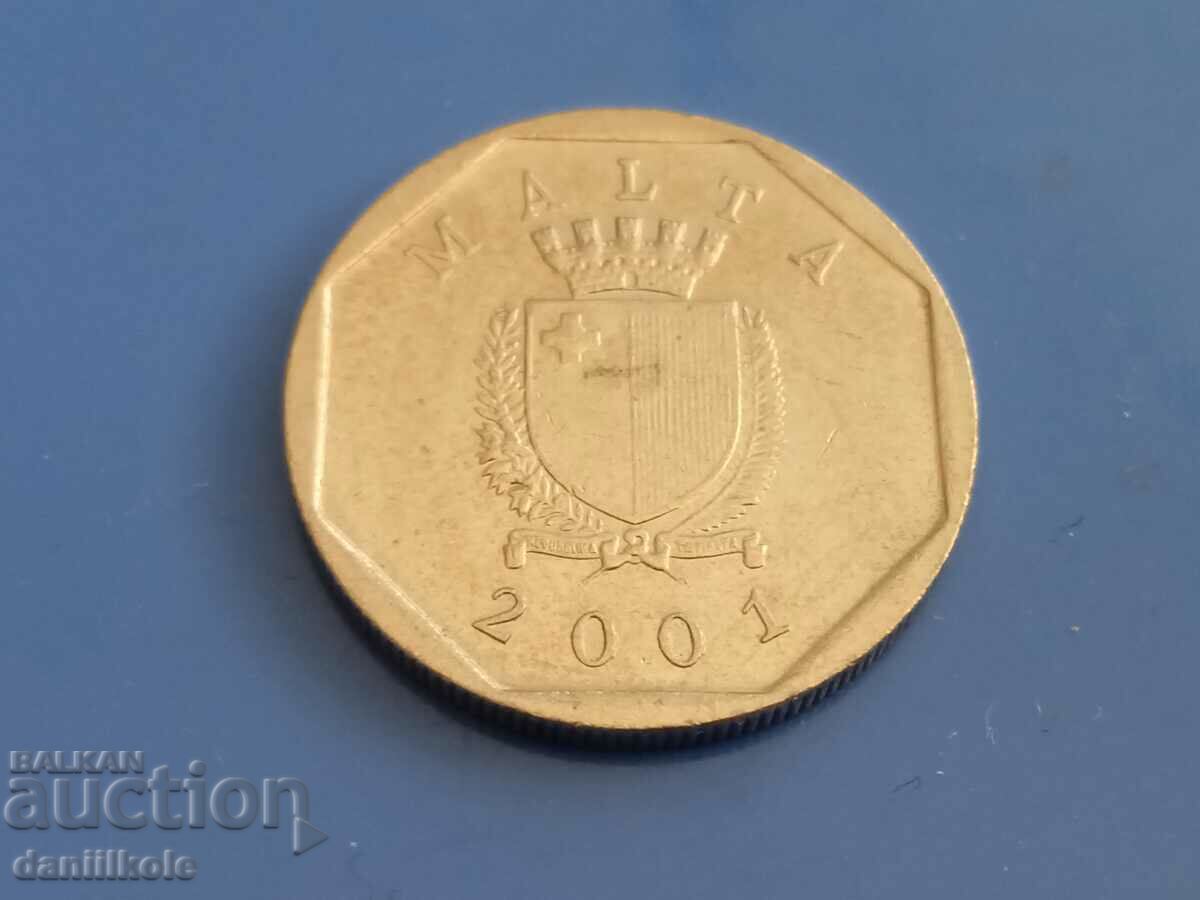 Auction  *$*Y*$* MALTA - 5 CENTS - 2001 *$*Y*$*