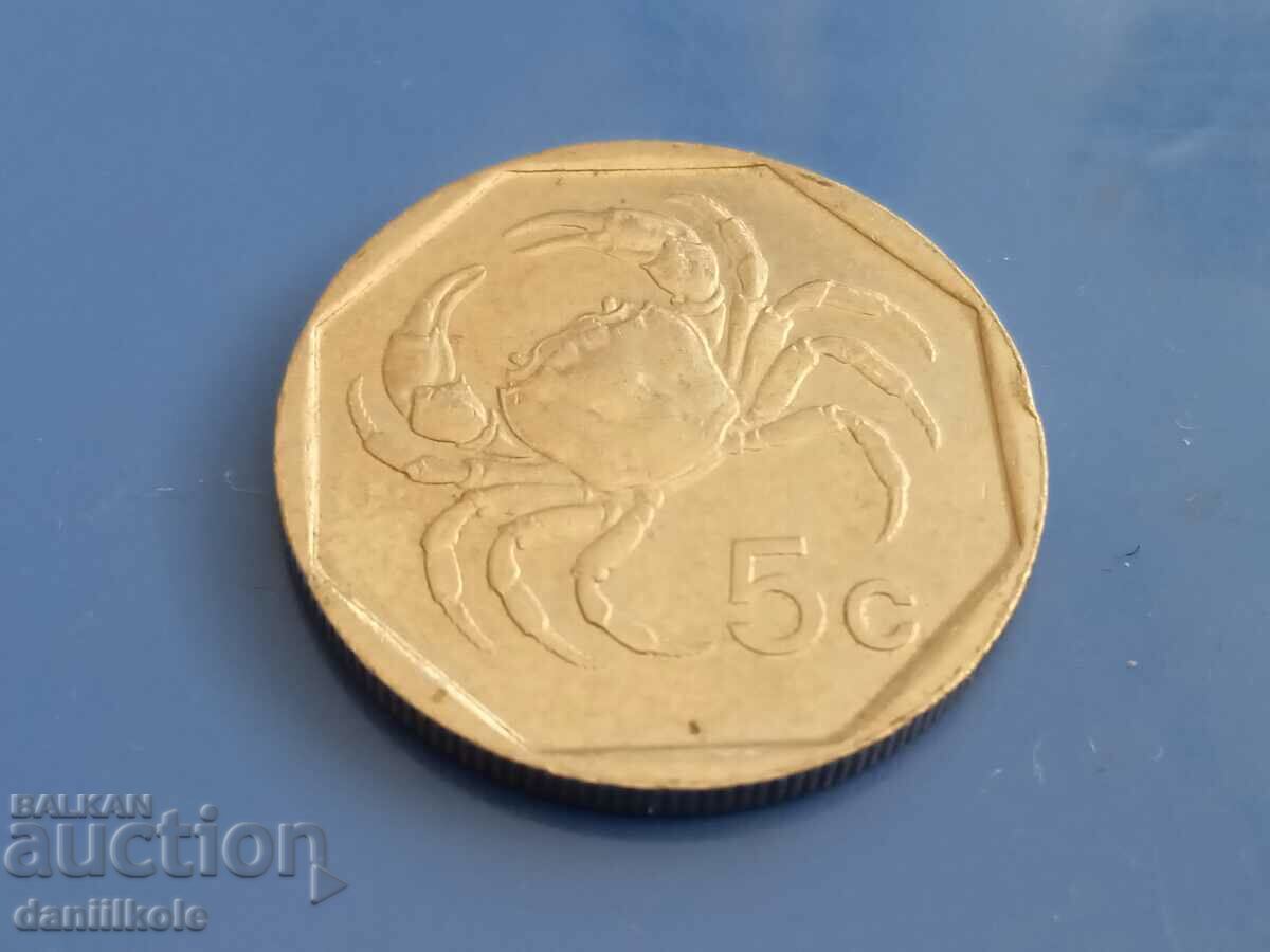 *$*Y*$* MALTA - 5 CENTS - 2001 *$*Y*$*