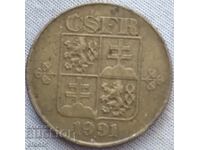 1 coroană Cehoslovacia 1991 începând de la 0,01 cent