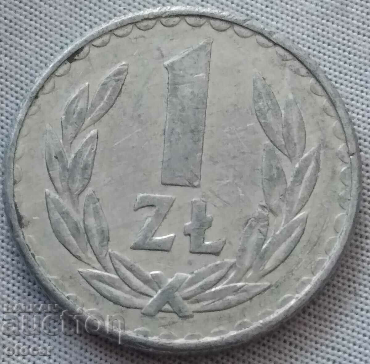 1 злота Полша 1987
