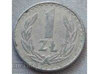 1 ζλότι Πολωνία 1987 από 0,01 σεντ