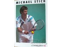Autograf original Michael Stich, tenis, Germania, Exclusiv