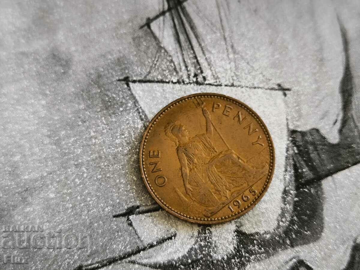 Coin - Great Britain - 1 penny | 1965