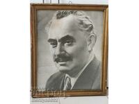 Old portrait of Georgi Dimitrov photo, poster, propaganda