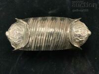 Възрожденска гривна кубелия сребро сечан
