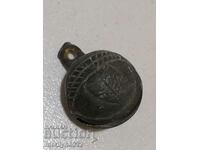 Bronze "nut" type horse cart bell - 19th century