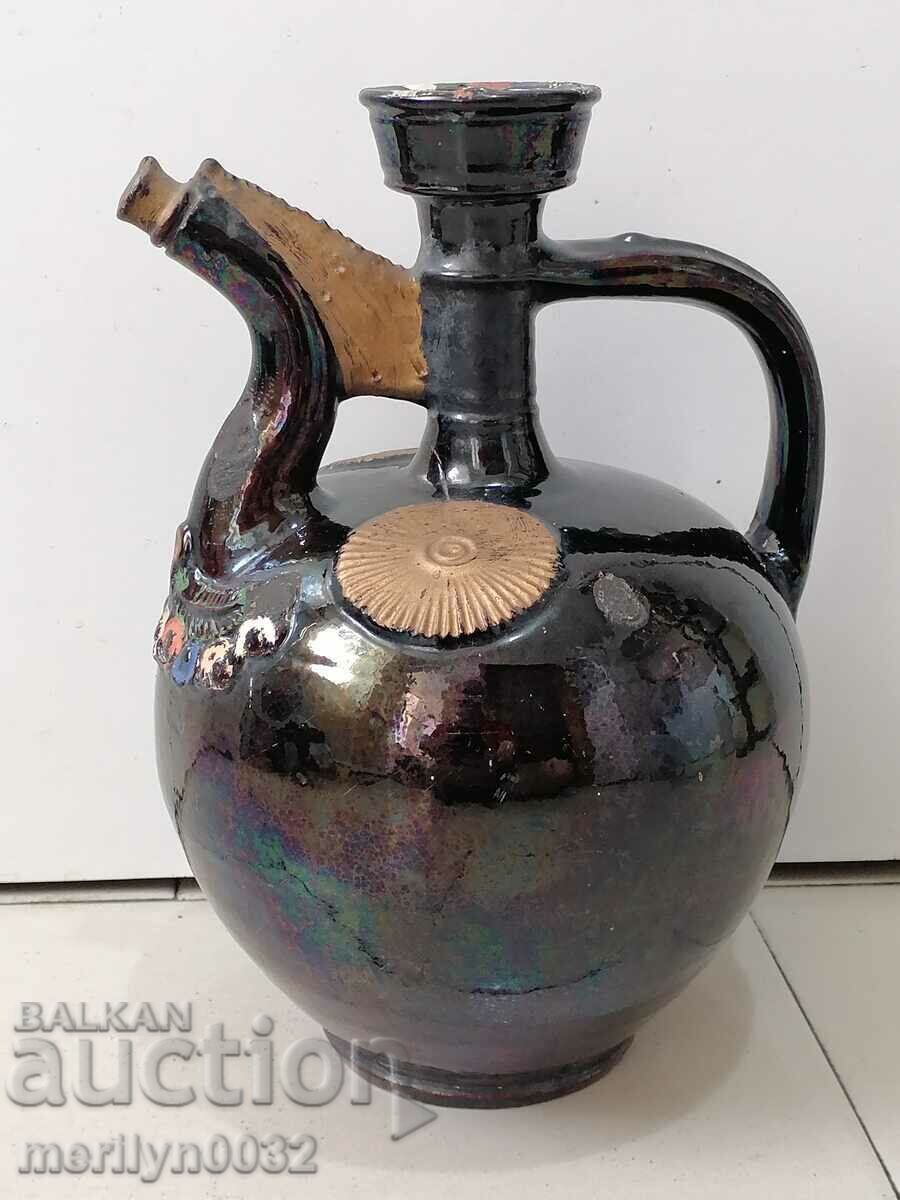 Delivery of Old ceramic krondir, vinegar holder, ceramics Delivery of Old ceramic krondir, vinegar holder, ceramics