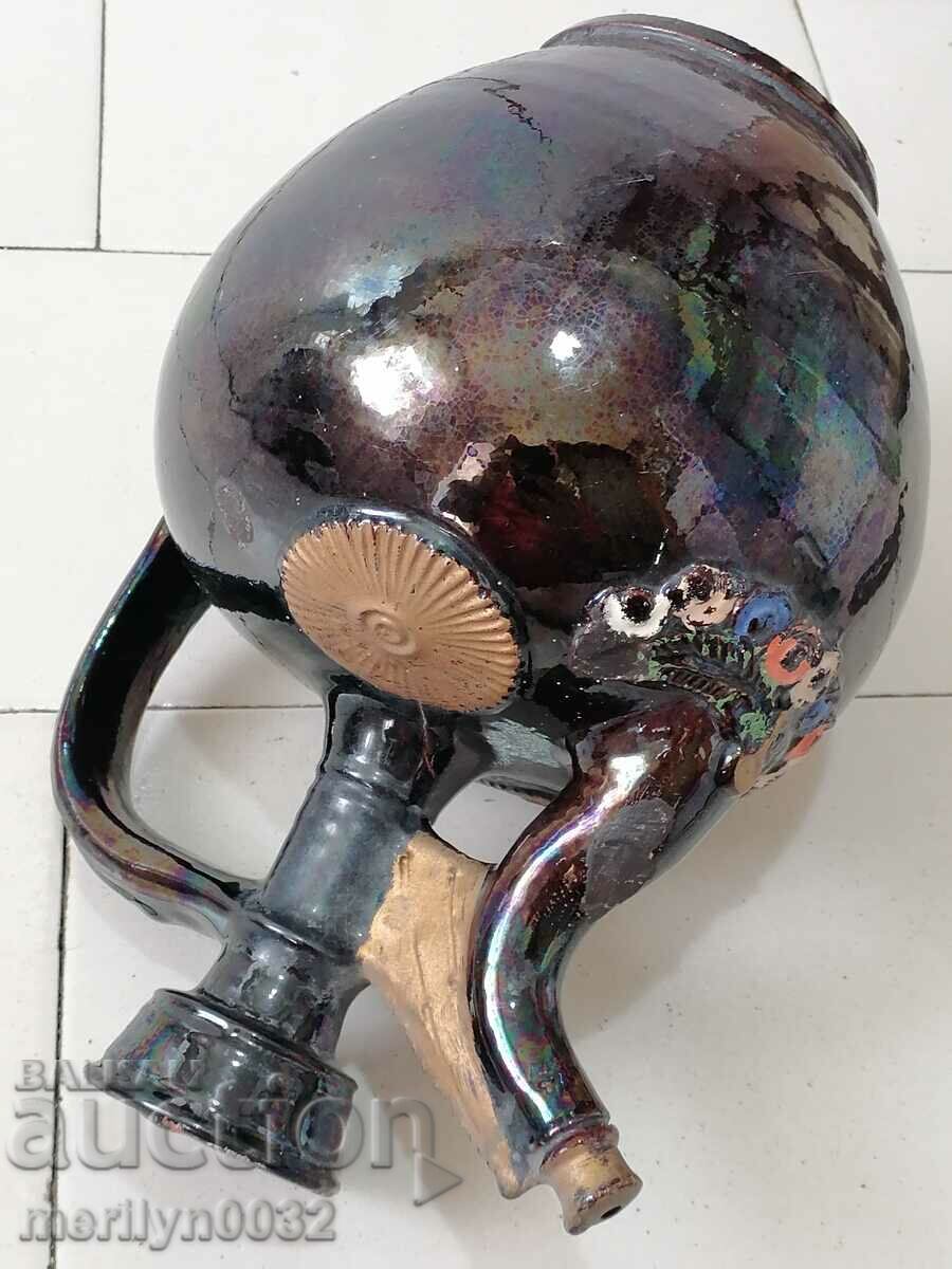 Old ceramic krondir, vinegar holder, ceramics - 5 Old ceramic krondir, vinegar holder, ceramics - 5