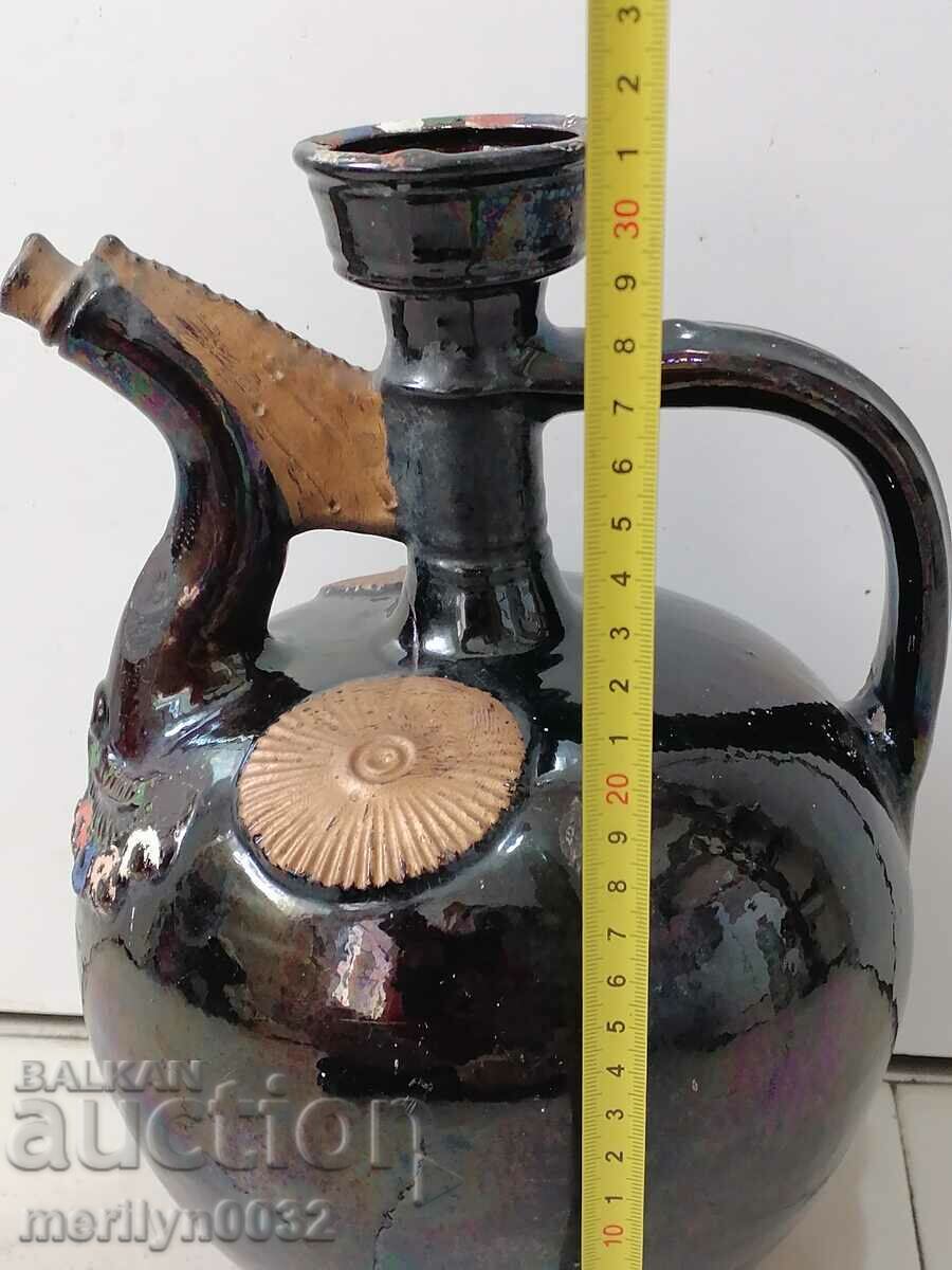 Old ceramic krondir, vinegar holder, ceramics - 7 Old ceramic krondir, vinegar holder, ceramics - 7
