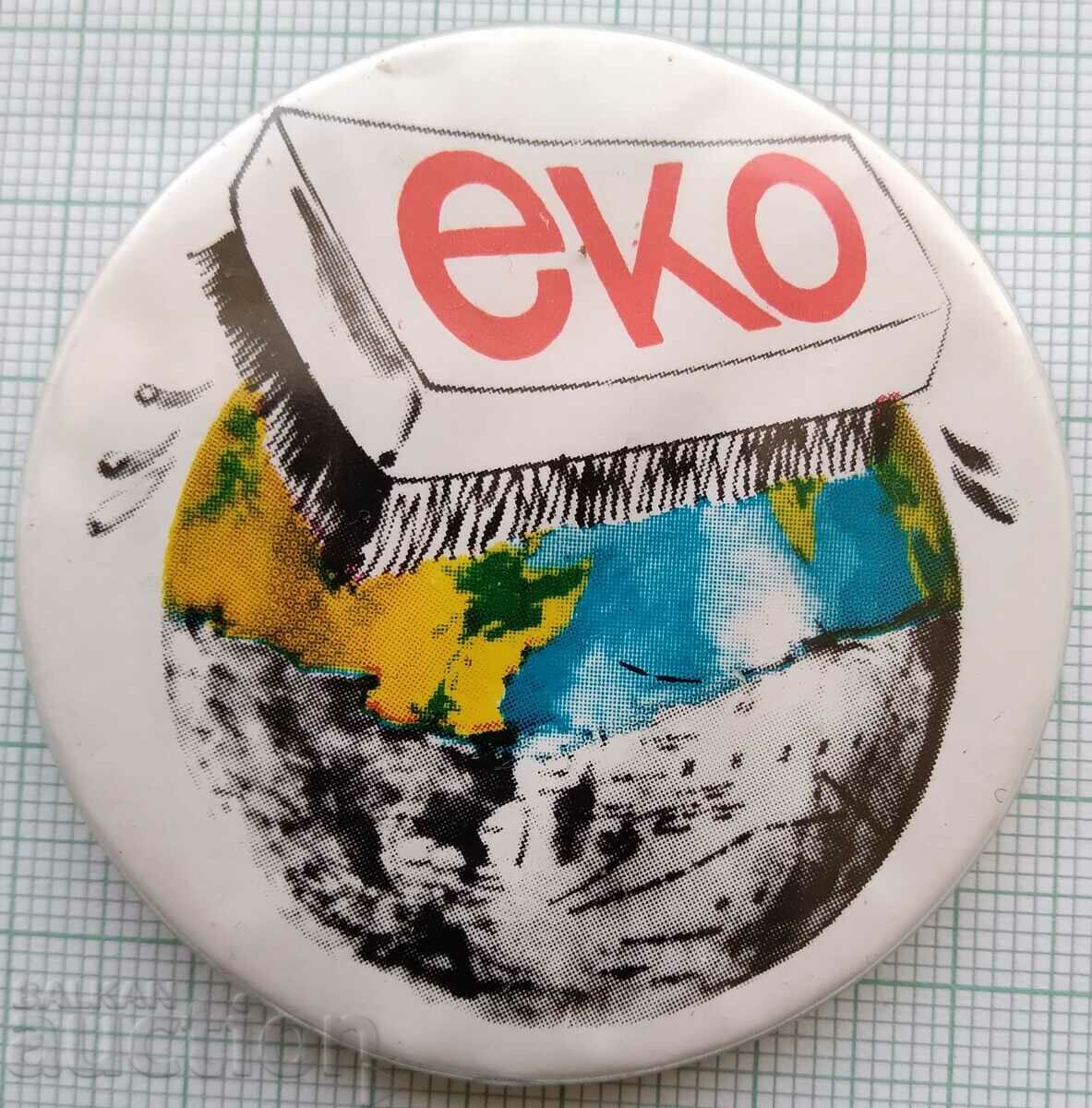 15457 Badge - party Eco Glasnost