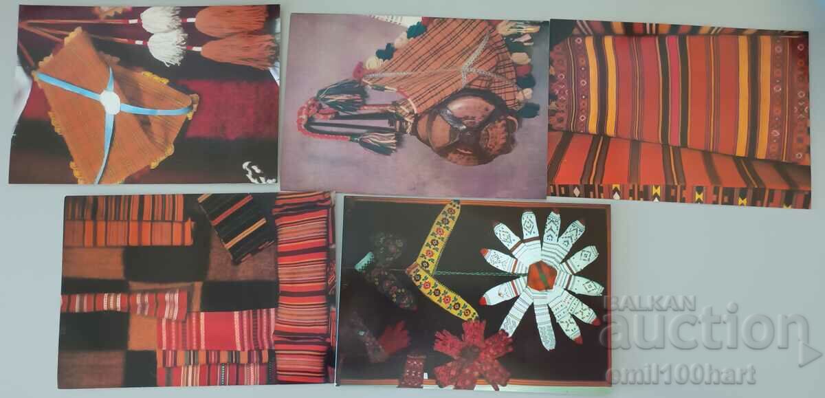 Set of 10 cards Rhodope dyes 21/15 cm. - 6 Set of 10 cards Rhodope dyes 21/15 cm. - 6