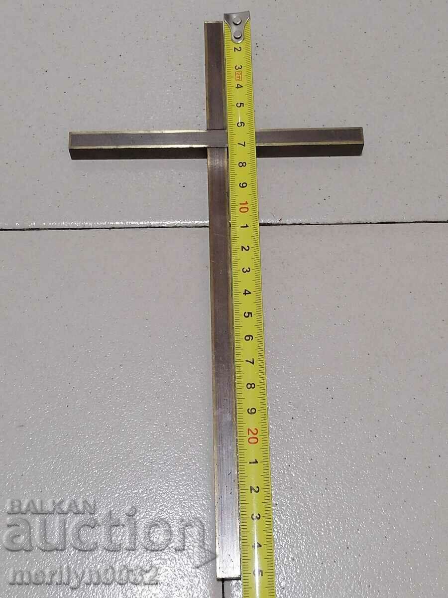 Bronze cross without crucifix icon Jesus lamp - 5 Bronze cross without crucifix icon Jesus lamp - 5