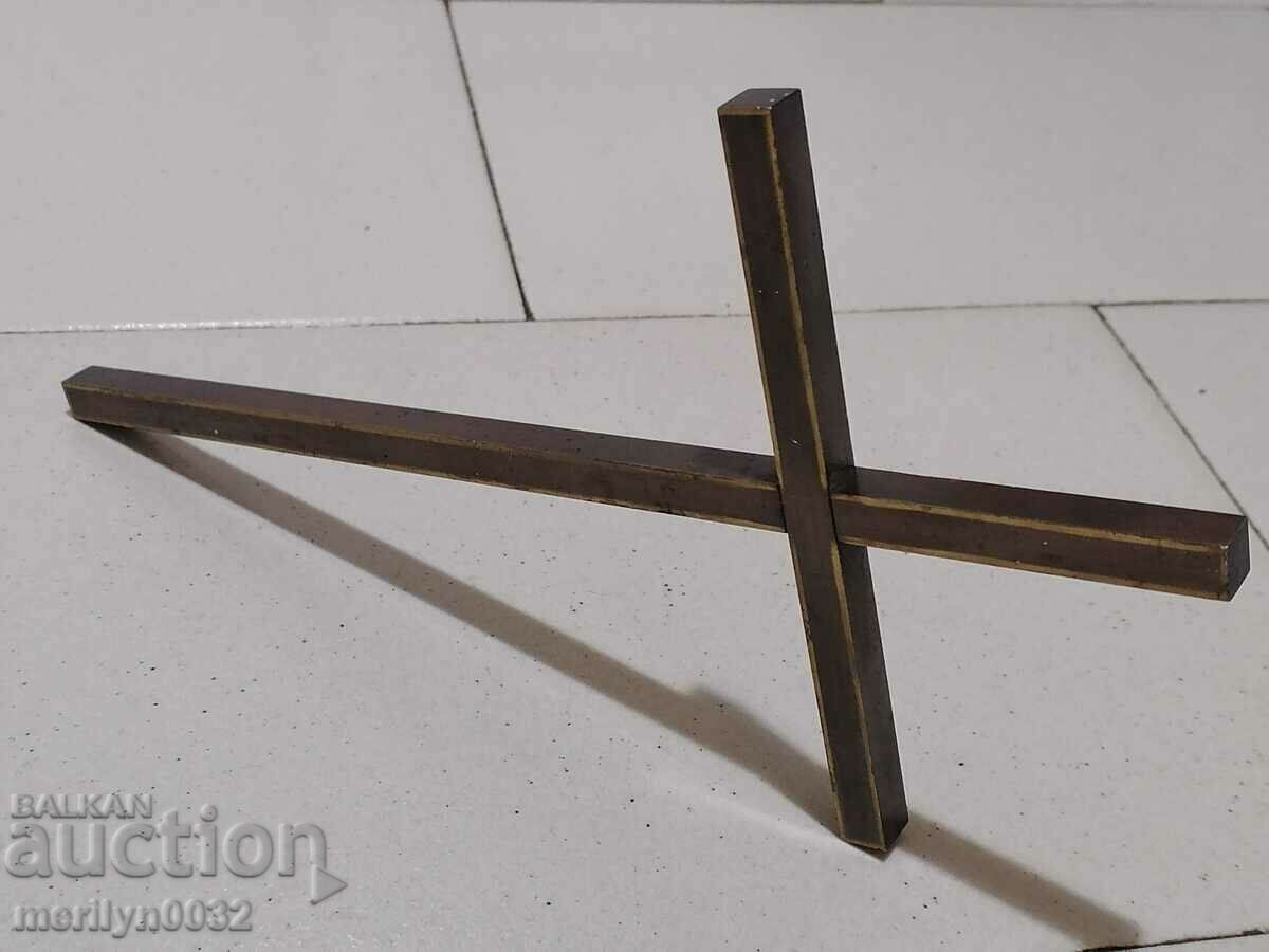 Bronze cross without crucifix icon Jesus lamp - 7 Bronze cross without crucifix icon Jesus lamp - 7