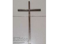 Bronze cross without crucifix icon Jesus lamp