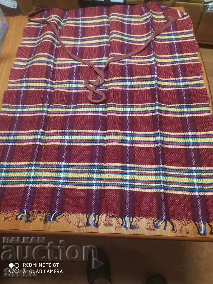 Apron, folk costume, red Apron, folk costume, red