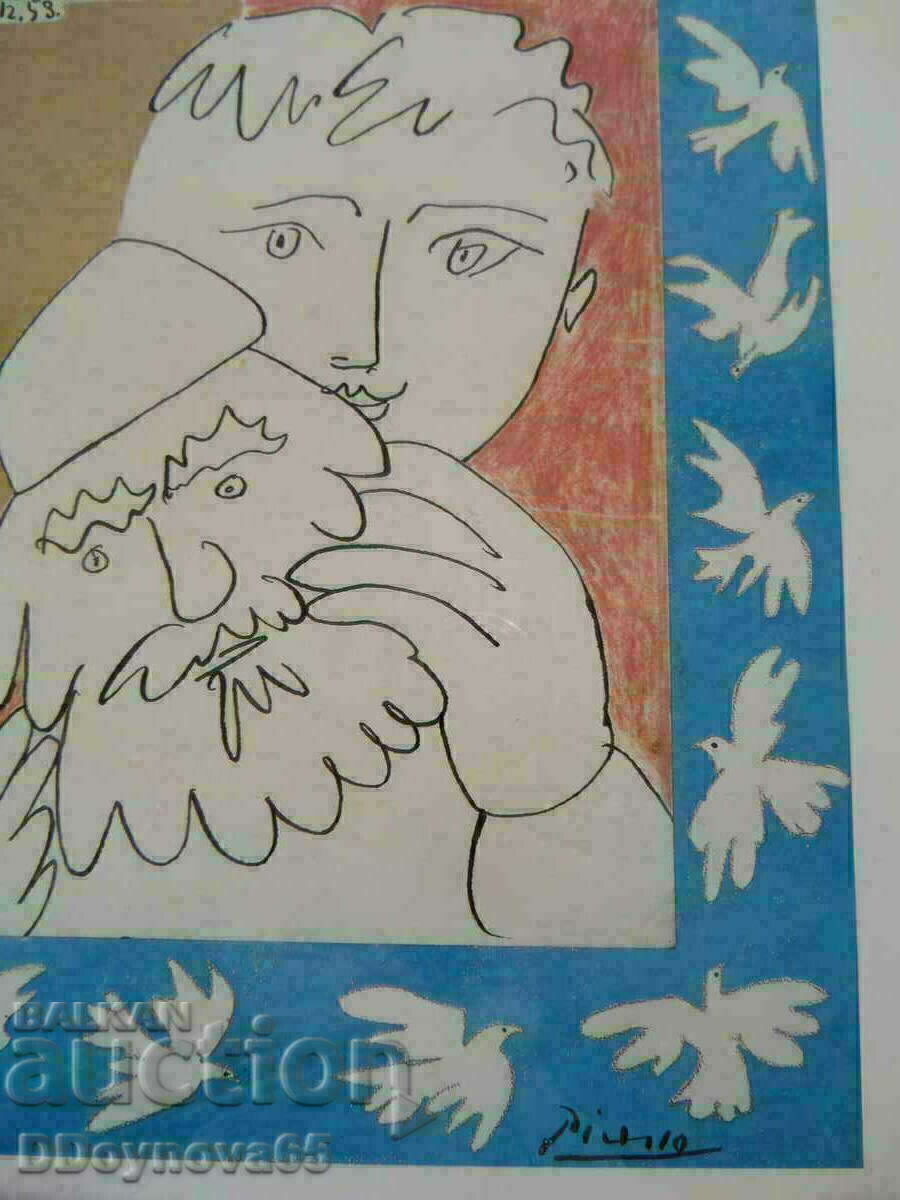 Auction  Picasso - print