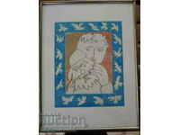 Пикасо - отпечатък