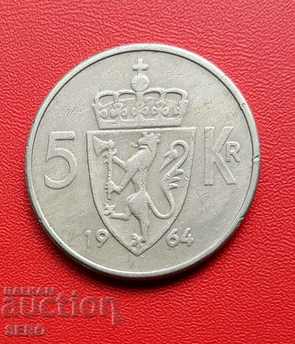 Norway-5 kroner 1964
