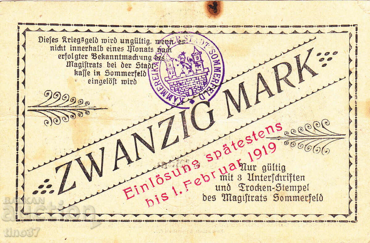 Auction tino37- GERMANY - 20 STAMPS - 1919 Auction tino37- GERMANY - 20 STAMPS - 1919
