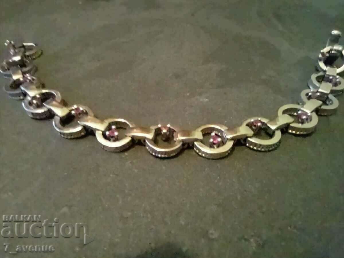 BRACELET made of silver with Rubies, sample 925, 1.04.2024 BRACELET made of silver with Rubies, sample 925, 1.04.2024
