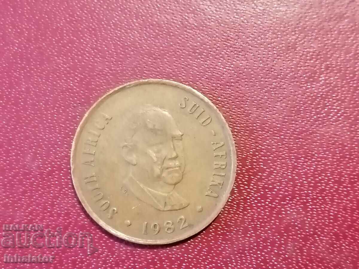 South Africa 2 cents 1982