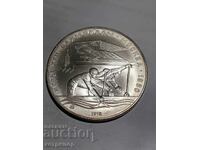 10 ruble Rusia URSS 1978 Olimpiada de argint.