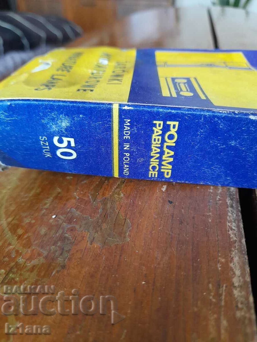 Delivery of Old Polamp bulbs