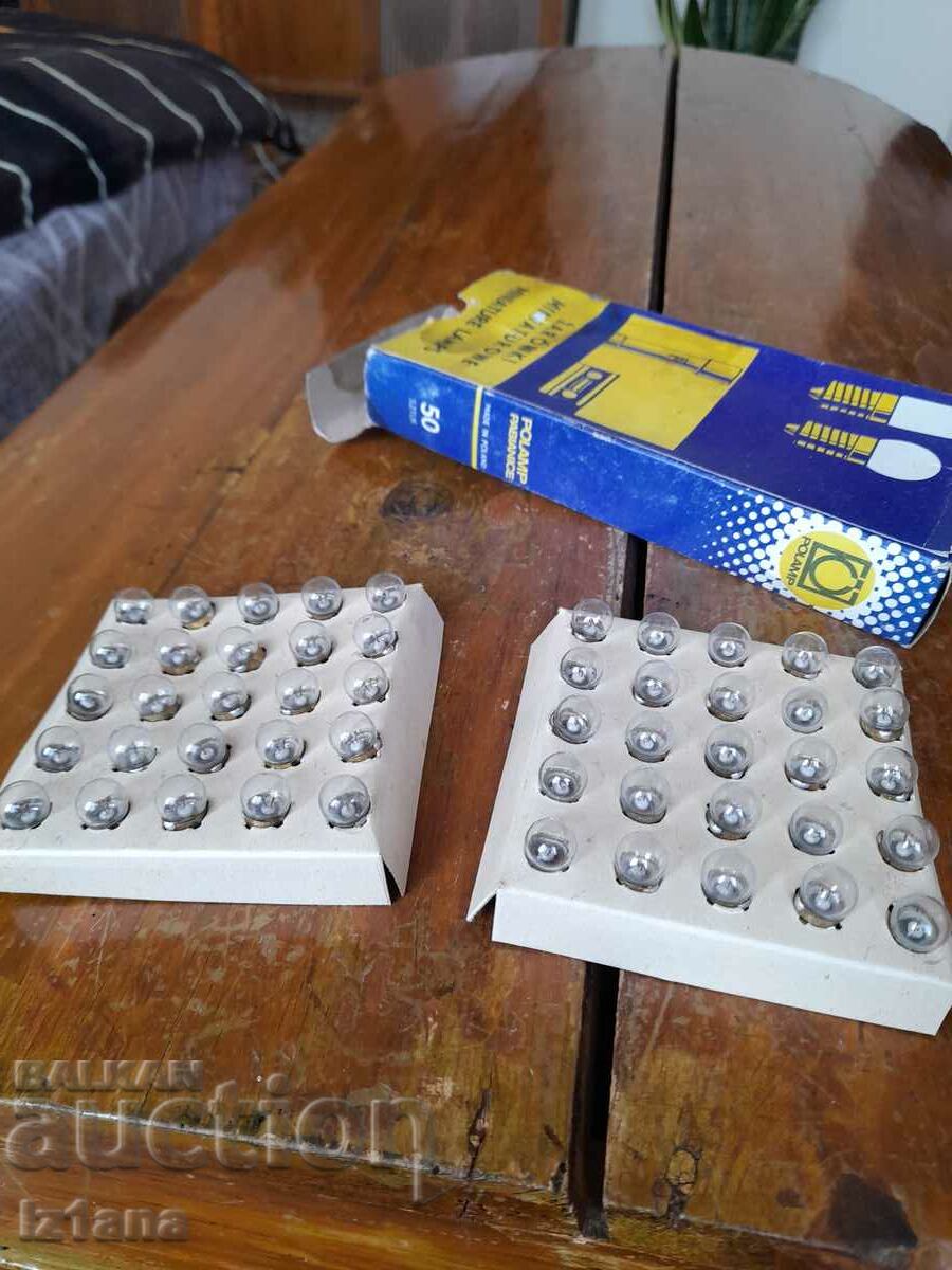 Old Polamp bulbs - 6