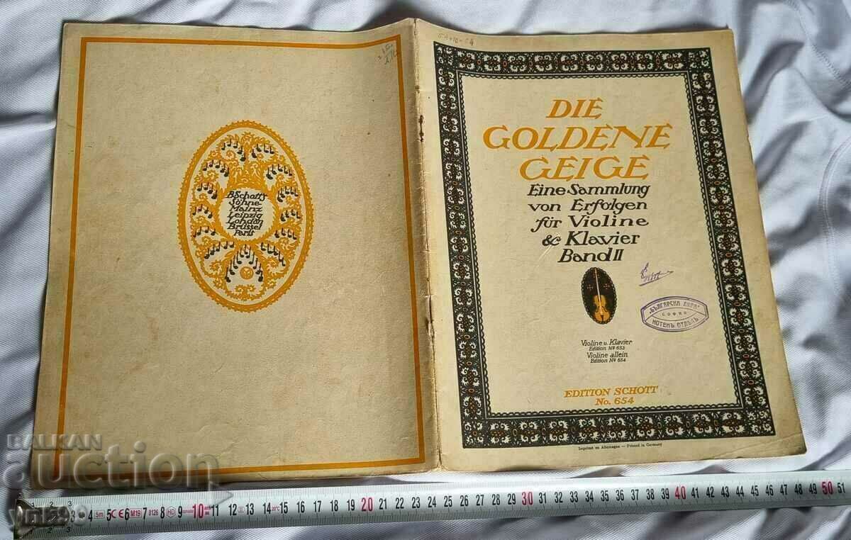 Партитура DIE GOLDEN GEIGE ноти, цигулка,