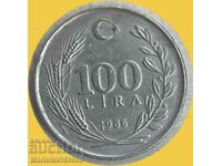 100 de lire sterline 1986