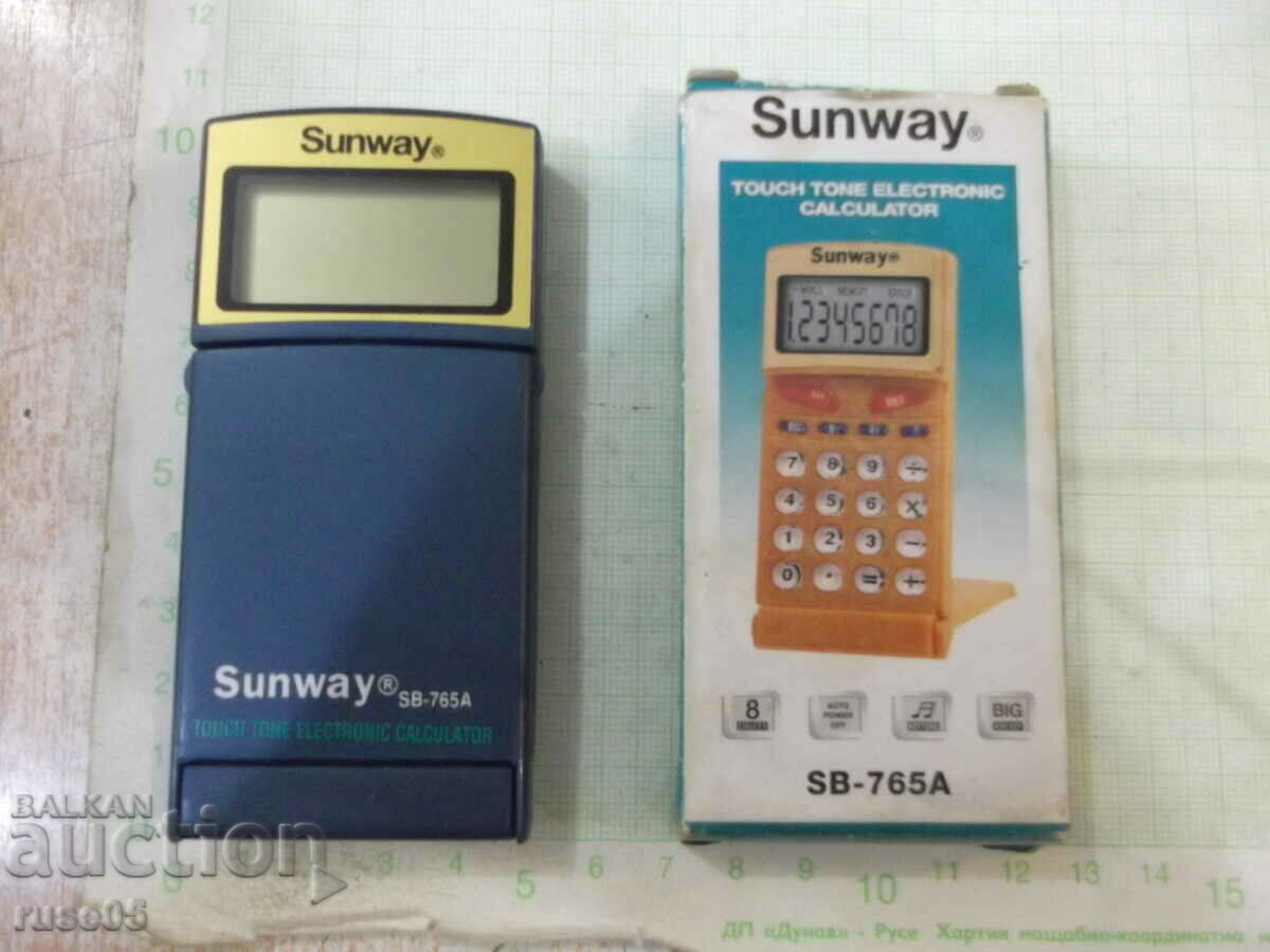 Calculator "Sunway - SB-765A" working with price 5.00 BGN | € 2.56 Calculator "Sunway - SB-765A" working with price 5.00 BGN | € 2.56