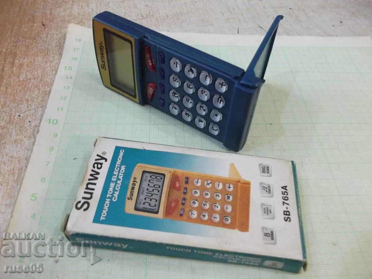 Auction Calculator "Sunway - SB-765A" working Auction Calculator "Sunway - SB-765A" working