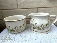 Marks & Spencer beautiful sugar bowl and latiere from England