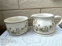 Marks & Spencer beautiful sugar bowl and latiere from England