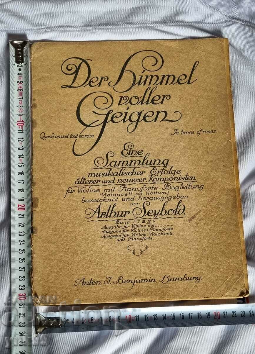 Partitura DER HIMMEL VOLLER GEIGE, partituri, vioara