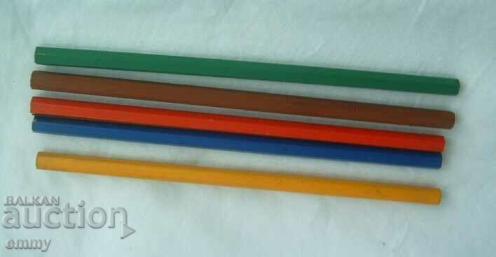 Old pencils, 5 pieces with price 6.00 BGN | € 3.07 Old pencils, 5 pieces with price 6.00 BGN | € 3.07